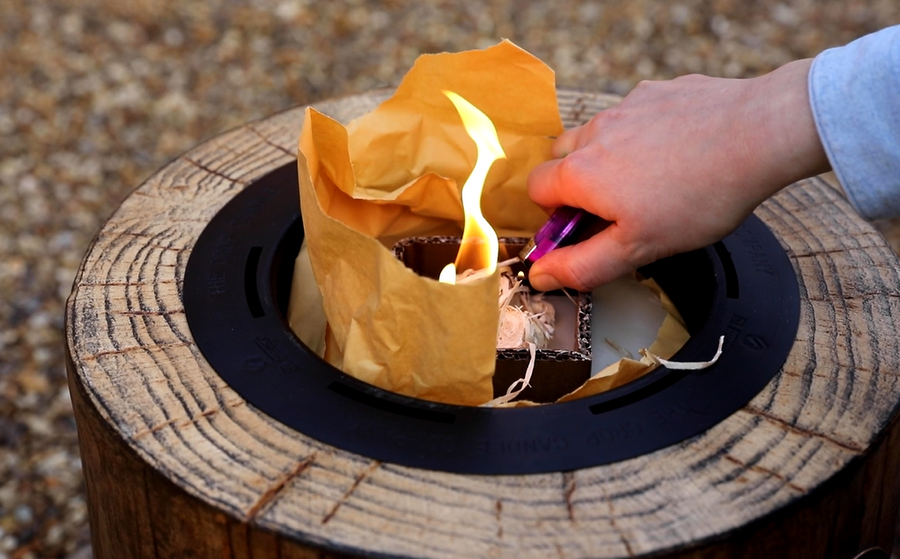 El Fuego Composiet + 4x extra navulling! (40 uur brandtijd)